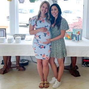 Perfect condition green floral Abercrombie dress, size SP